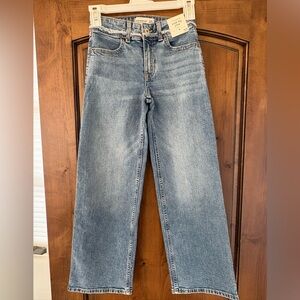 Abercrombie Kids high waist wide leg jeans